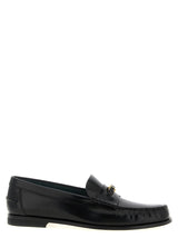 Black Calfskin Slip-On Loafers