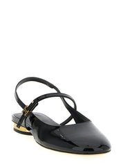 Tod's Black Calfskin Ballet Flats