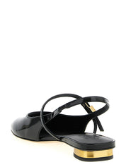 Tod's Black Calfskin Ballet Flats