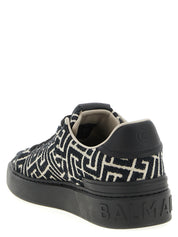 Black Cotton Sneakers
