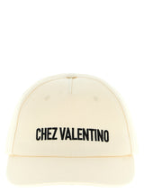Valentino Garavani Beige Cotton Cap (Baseball Hat)
