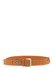 Ermanno Scervino Brown Calfskin Regular Belt