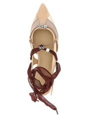 PINKO Multicolor Leather Ballet Flats