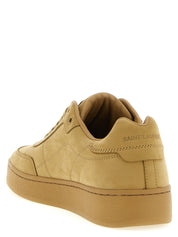 Beige Calfskin Sneakers