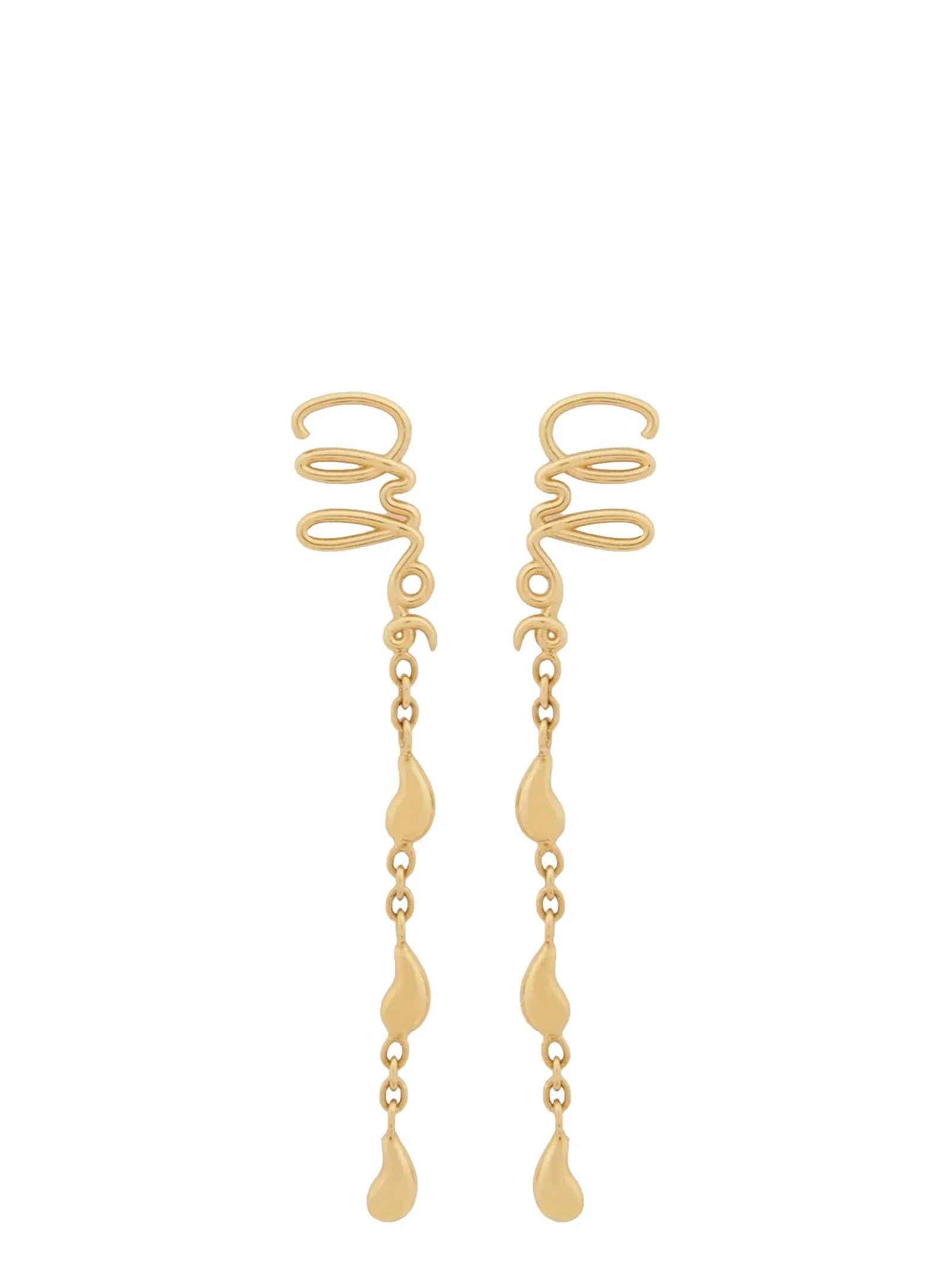 Chloé Gold Brass Earrings