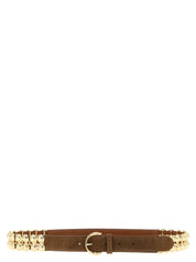 Brown Lamb Leather Regular Belt