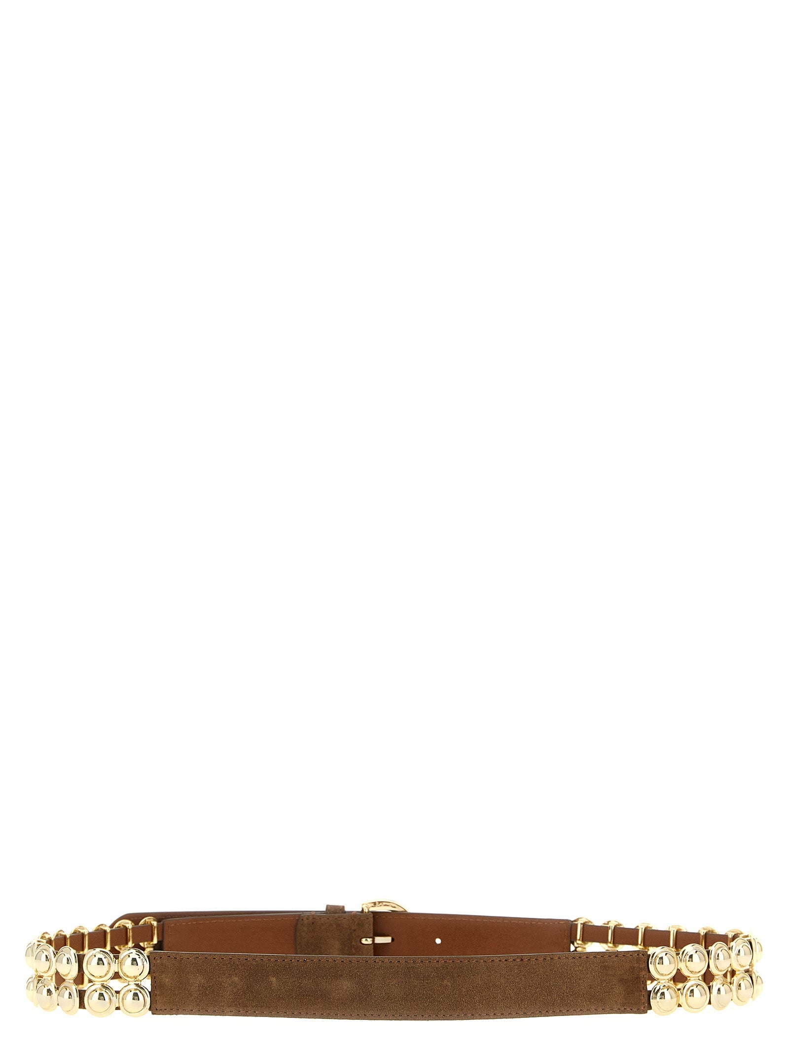 Brown Lamb Leather Regular Belt