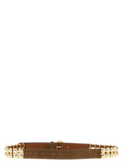 Brown Lamb Leather Regular Belt