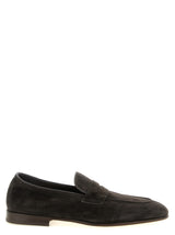 Brunello Cucinelli Brown Calfskin Slip-On Loafers