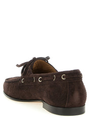Valentino Garavani Brown Cowhide Slip-On Loafers
