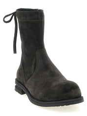 Brown Calfskin Ankle Boots