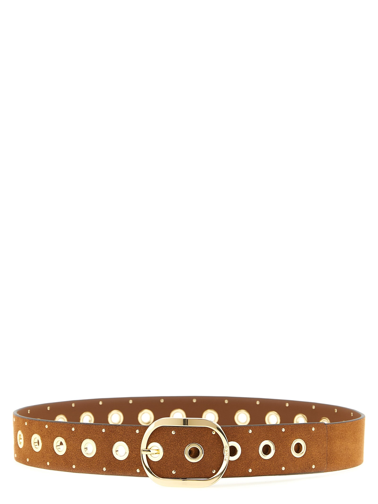 Brown Lamb Leather Regular Belt