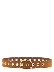 Brown Lamb Leather Regular Belt