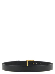 Dolce & Gabbana Black Calfskin Regular Belt