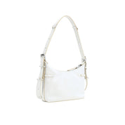 White Leather Shoulder Bag