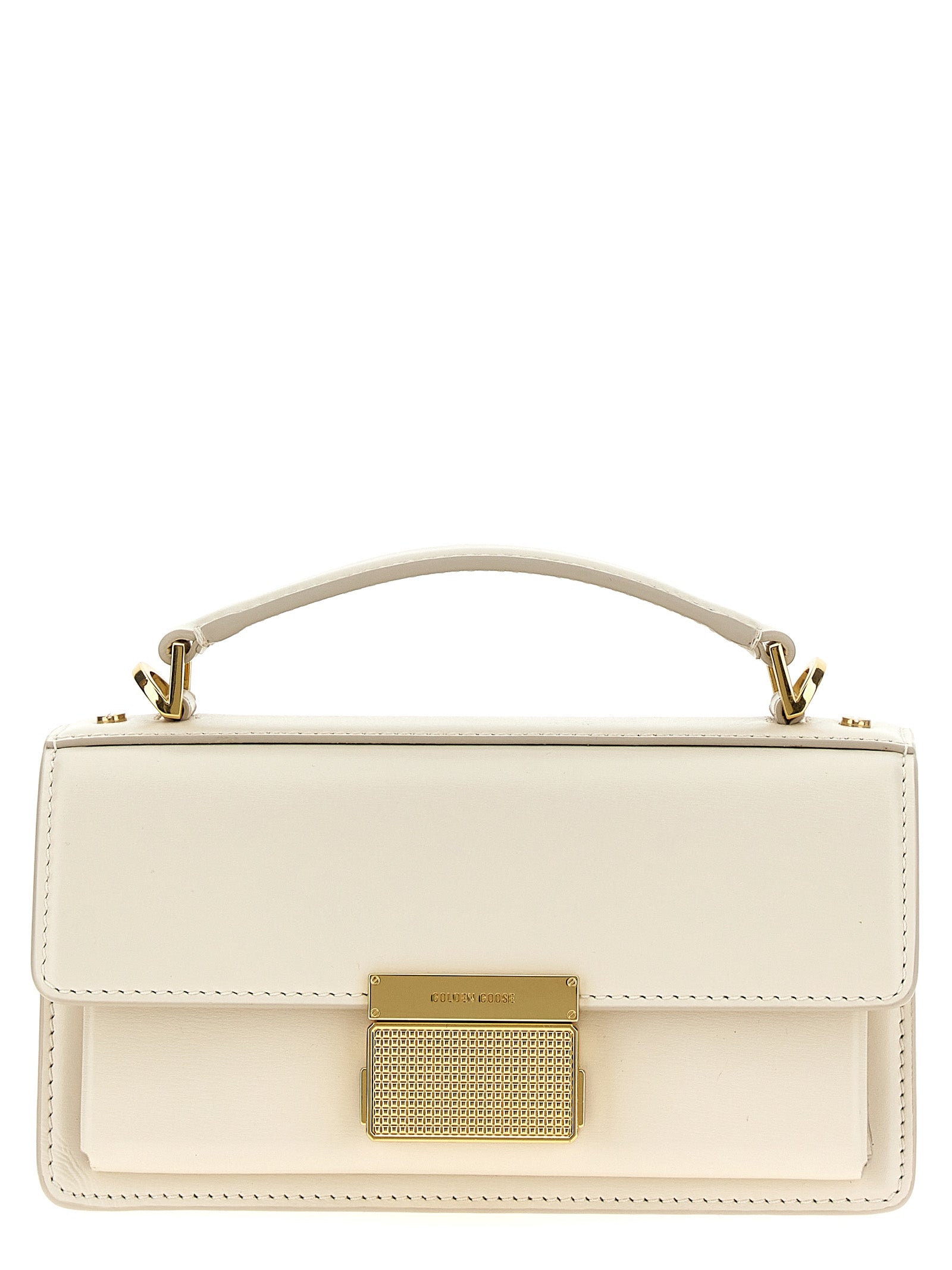 White Cowhide Handbag