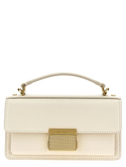 White Cowhide Handbag