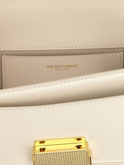White Cowhide Handbag