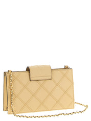 Beige Lamb Leather Cardholder
