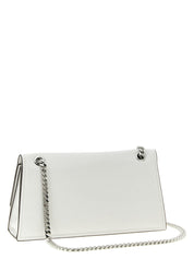 White Lamb Leather Shoulder Bag