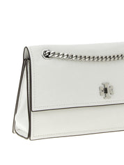White Lamb Leather Shoulder Bag