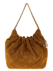Brown Bovine Leather Handbag