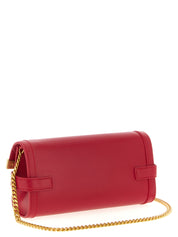 Fuchsia Calfskin Clutch Bag