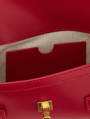 Fuchsia Calfskin Clutch Bag