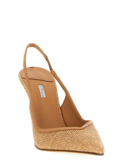 Brown Polyamide High Heel Pumps