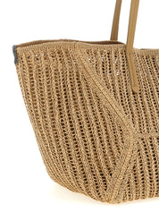 Beige Polyamide Shoulder Bag