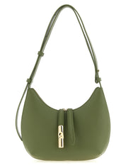 Bicolor Calfskin Shoulder Bag