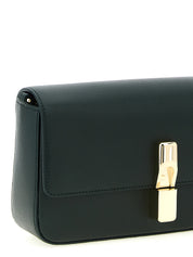 Bicolor Calfskin Crossbody Bag