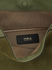 Bicolor Calfskin Shoulder Bag