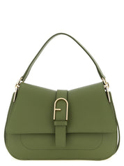 Bicolor Calfskin Shoulder Bag