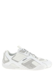 White Calfskin Athletic Sneakers
