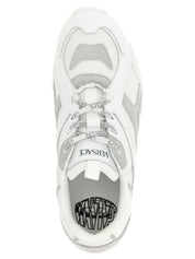 White Calfskin Athletic Sneakers
