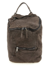 Brown Lamb Leather Backpack