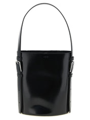 Black Cowhide Shoulder Bag