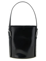 Black Cowhide Shoulder Bag