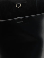 Black Cowhide Shoulder Bag