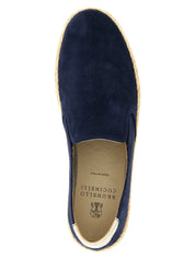 Blue Calfskin Espadrilles