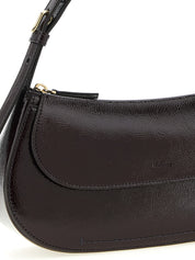 Purple Calfskin Shoulder Bag