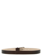 Brunello Cucinelli Brown Leather Regular Belt