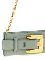 Bicolor Calfskin Clutch Bag