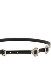 Black Calfskin Regular Belt