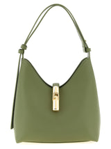 Bicolor Calfskin Shoulder Bag