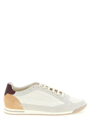 Brunello Cucinelli Beige Nubuc Leather Low Top Sneakers
