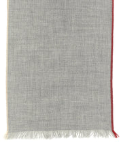 Gray Virgin Wool Scarf