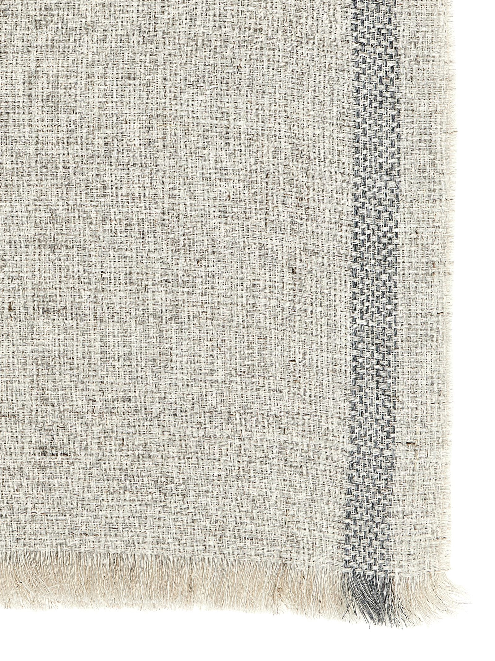Gray Linen Scarf