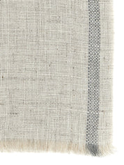 Gray Linen Scarf